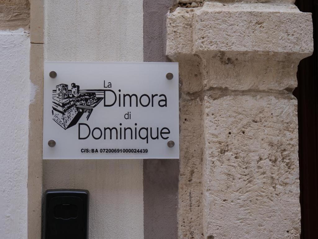 La Dimora Di Dominique Lägenhet Bari Exteriör bild
